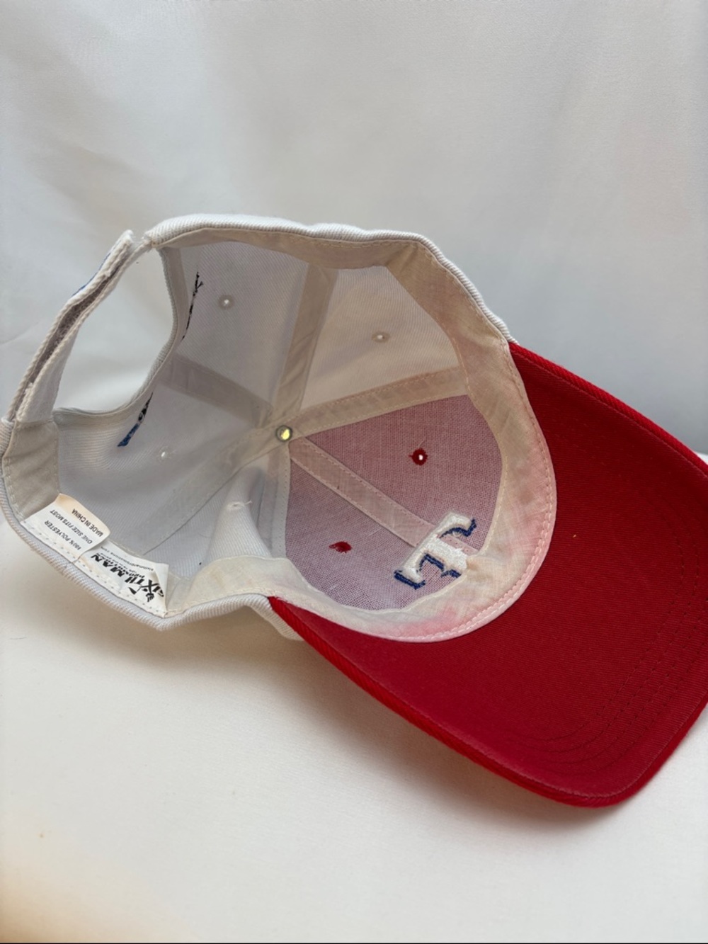 Texas Rangers #5 Progressive 30/30 Club Red & White Promotional Baseball Cap - Picture 7 of 7